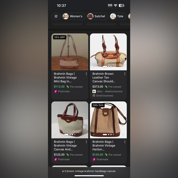 Brown Brahmin vintage handbag - Picture 5 of 5